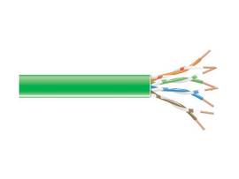 GigaTrue 550 CAT6 550-MHz Stranded Bulk Cable 4-Pair PVC 24 AWG Green 1000-ft. 3