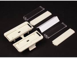 LEGRAND-WIREMOLD SERIES II END PLATE W/LBL WINDOW FW (PKG OF 25)