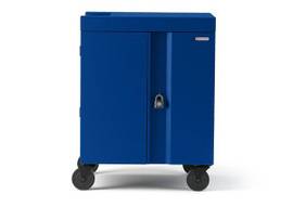 BRETFORD 16X CUBE CART, PRE-WIRED USB-C, ROYAL BLUE