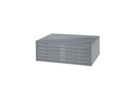5-DRAWER STEEL FLAT FILE FOR 24INCH X 36INCH DOCUMENTS
