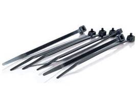 C2G 6IN BLK CBL TIES 100PK