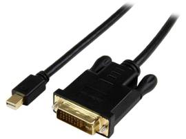 3ft Mini DP 1.2 to DVI-D single-link adapter cable; 1080p 60Hz; HBR2; EDID - Act