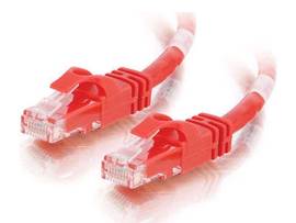 C2G 14FT CAT6 SNAGLESS CROSSOVER UTP-RED