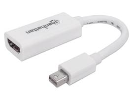 Manhattan Passive Mini DisplayPort to HDMI Adapter Mini DisplayPort Male to HDMI
