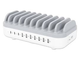 10-PORT USB CHARGING STATION-120 W