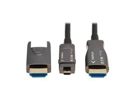 TRIPPLITE HDMI FIBER AOC CABLE 8K M/M BLACK 20M