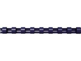 FELLOWES BINDING COMBS PLASTIC - NAVY 1/2IN 100PK - CASE PACK OF 12