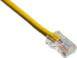 AXIOM 75FT CAT6 550MHZ PATCH CABLE NON-BOOTED (YELLOW)