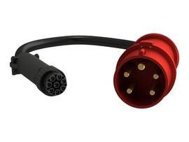 VERTIV FSC3U002 - FACILITY SIDE CABLE, 30/32A, 230/400V WYE, 22.0KW, 10FT / 3M WITH IEC 3P+N+E (IP44) AND UNIVERSAL CONNECTOR.