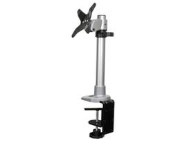 SINGLE MONITOR DESK MOUNT - HEIGHT ADJUSTABLE MONITOR ARM - UP TO 34 (30.9LB/14KG) VESA MOUNT MONITORS -  STEEL - DESK CLAMP / GROMMET MONITOR MOUNT