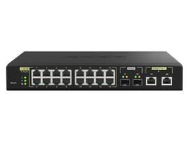 QNAP MICROCHIP VSC7448-02 4GB DDR3 16 PORT OF 2.5GBPS PORT WITH 802.3AT 30W 2 10BASE-T PORT WITH 802.3BT 90W 2 10GBE SFP PORT RACKMOUNT MANAGED