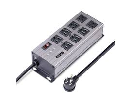 STARTECH 8-OUTLET INDUSTRIAL POWER STRIP 125V/15A, EMI/RFI ISOLATION, SURGE PROTECTION, MOUNTABLE PDU, 12FT/3.6M POWER CORD, NEMA 5-15P/R, UL LISTED
