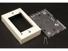 LEGRAND-WIREMOLD STL SHALLOW DEV BOX IVORY (PKG OF 5)