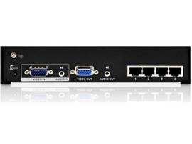 4-PORT CAT5 VGA/AUDIO SPLITTER