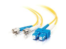 LEGRAND-ORTRONICS C2G 1M SC-ST 9/125 OS1 FIBER CBL-YELLOW
