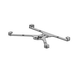 SPACEPOLE X-FRAME TABLET MOUNT: TAB A 10.1IN (BLK)