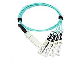 AXIOM 100GBASE-AOC QSFP28 TO 4 SFP28 ACTIVE OPTICAL CABLE EXTREME COMPATIBLE 5M