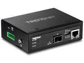 TRENDNET HARDENED INDUSTRIAL 100/1000BASE-T TO SFP MEDIA CONVERTER