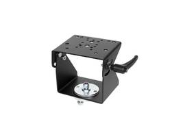 GAMBER TALL CLEVIS WITH 3-STUD ADAPTER PLATE FOR SMILEY-FACE MOUNTING PATTERN, GJ, VESA 75, AMPS, NEC MOUNTING PATTERNS.