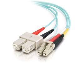 LEGRAND-ORTRONICS C2G 7M LC-SC 10G OM3 USA FIBER-AQUA