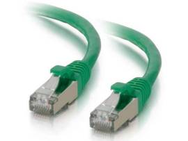 C2G 12FT CAT6 SNAGLESS STP CABLE-GRN