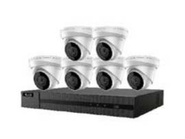 HI-LOOK KIT 6X4MP IP CAM 8-CHANNEL NVR 2 TB HDD
