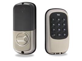 DEADBOLT YRL KF PUSHBUTTON ZW 619
