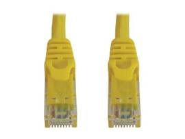 TRIPPLITE CAT6A CABLE SNAGLESS MOLDED YELLOW 50FT