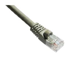 AXIOM 8FT CAT5E 350MHZ PATCH CABLE MOLDED BOOT (GRAY)