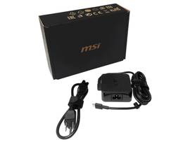 MSI AC ADAPTOR + POWER CORD - 65W, RETAIL, TYPE C