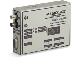 BLACK BOX CORP S-232 TO FIBER CONVERTER, MUL ME660A-MST