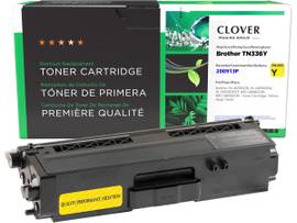CLOVER IMAGING REMANUFACTURED HIGH YIELD YELLOW TONER CARTRIDGE FOR BROTHER TN336
