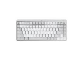 LOGITECH MX MECHANICAL MINI FOR MAC MINIMALIST WIRELESS ILLUMINATED KEYBOARD (TACTILE QUIET) (PALE GREY)