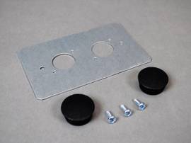 LEGRAND-WIREMOLD 1-GANG 2-OPNG MICROPHONE