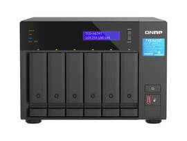 QNAP ULTRA-HIGH SPEED 6 BAY THUNDERBOLT 4 NAS. INTEL CORE I5 6-CORE/12-THREAD UP TO 4.6GHZ PROCESSOR, 32GB DDR4 RAM, 6 X 3.5IN/2.5IN HDD/SSD SLOT