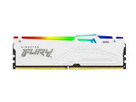 KINGSTON 16GB 6000MT/S DDR5 CL30 DIMM FURY BEAST WHITE RGB EXPO