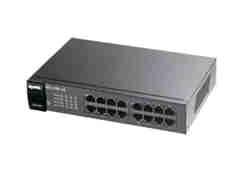 ZYXEL GS1100-16 - 16-PORT 10/100/1000 GIGABIT SWITCH DESKTOP W/RACKMOUNTS