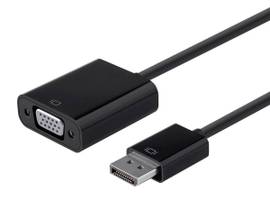 MONOPRICE DP 1.2A TO VGA ACTIVE ADAPTER, BLACK