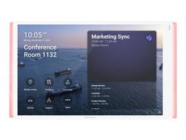 10.1 IN. ROOM SCHEDULING TOUCH SCREEN FOR MICROSOFT TEAMS SOFTWARE, WHITE SMOOTH, INCLUDES ONE TSW-1070-LB-W-S LIGHT BAR