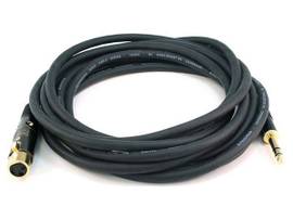MONOPRICE 15FT FEMALE TO 1/4 TRS MALE CABLE_ 16AWG