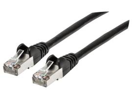 CAT6A S/FTP PATCH CABLE, 10 FT., BLACK