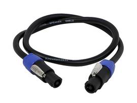 MONOPRICE 3FT 2-CONDUCTOR NL4 FEMALE TO NL4 FEMALE