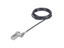 STARTECH UNIVERSAL LAPTOP LOCK 6.6FT (2M), SECURITY CABLE FOR NOTEBOOK COMPATIBLE WITH NOBLE WEDGE/NANO/K-SLOT; KEYLESS COMBO. LOCKING CABLE, ANTI-THE