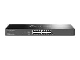 TP-LINK OMADA 16-PORT GIGABIT EASY SMART SWITCH PORT: 16 GIGABIT RJ45 PORTS SPEC: 1U 19-INCH RACK-MOUNTABLE STEEL CASE