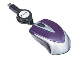 USB C MINI OPTICAL TRAVEL MOUSE PURPLE