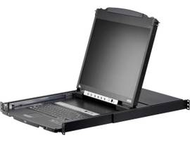16-PORT 19IN DUAL RAIL LCD KVM