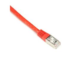 CAT6 250-MHz Molded SlimLine Patch Cable S/FTP CM PVC RD 3FT