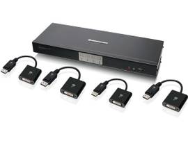 IOGEAR 4-PRT DVI & DSPLYPRT KVMP KIT