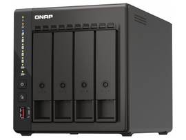 QNAP 4-BAY HIGH-PERFORMANCE DESKTOP NAS WITH INTEL CELERON 4-CORE J6412 ONBOARD 8GB RAM 2 X 2.5GBE 1 X HDMI 1.4B 2 X M.2 PCIE GEN 3 SLOTS