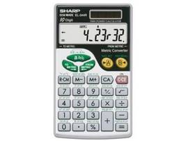 SHARP EL344RB 44 DIFFERENT METRIC CONVERSIONS AND COLOURED CONVERSION KEYS